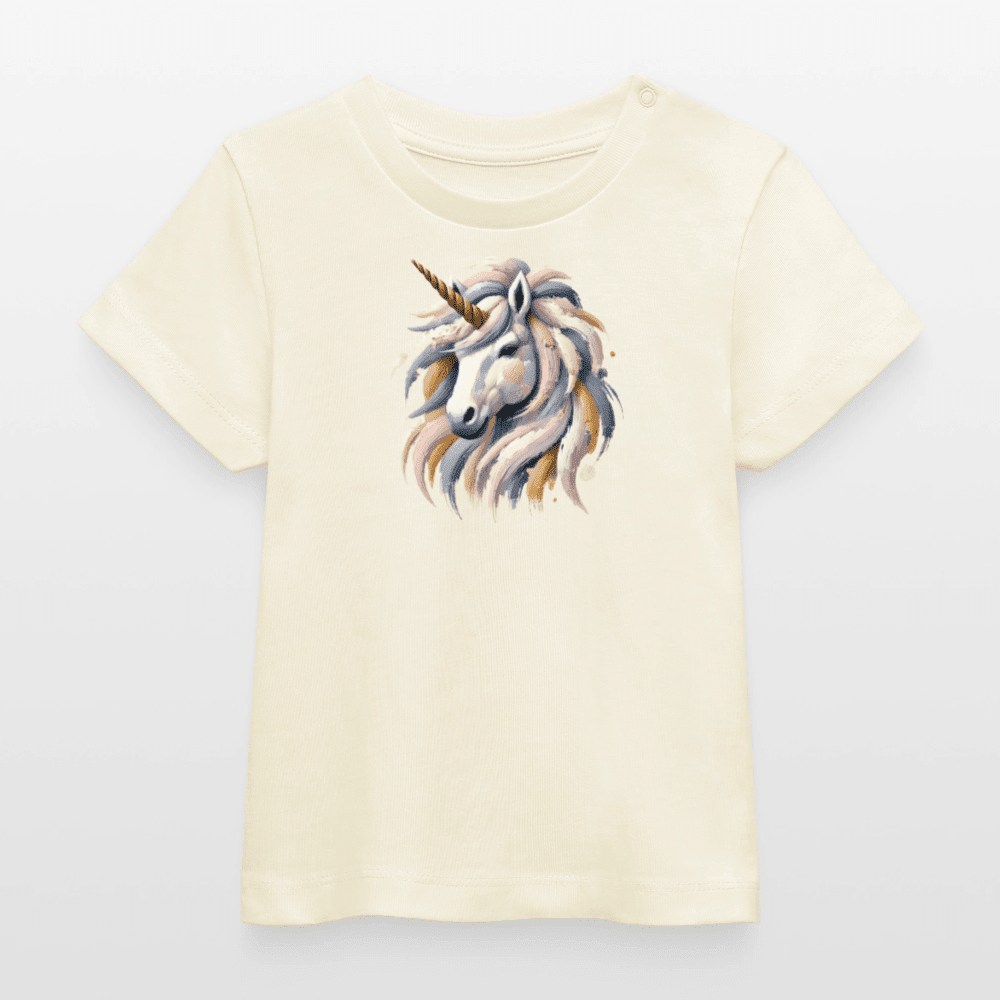 Baby Organic Cotton T-shirt (Canvas Unicorn) - Tiny Tugz™