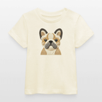 Baby Organic Cotton T-shirt (Felt Appliqué French Bulldog) - Tiny Tugz™