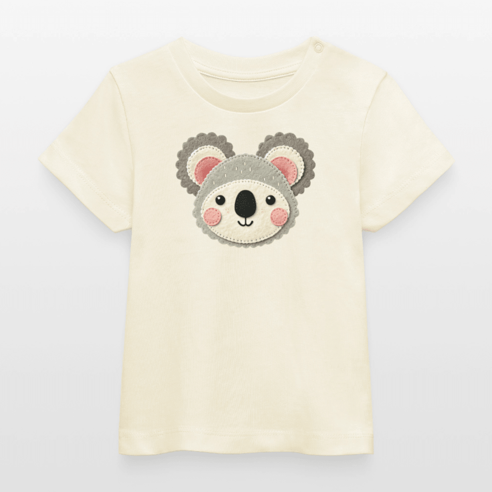 Baby Organic Cotton T-shirt (Felt Appliqué Koala) - Tiny Tugz™