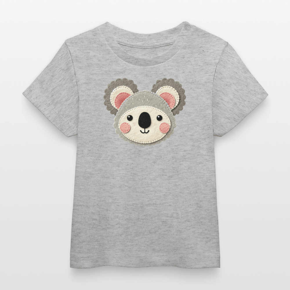 Baby Organic Cotton T-shirt (Felt Appliqué Koala) - Tiny Tugz™