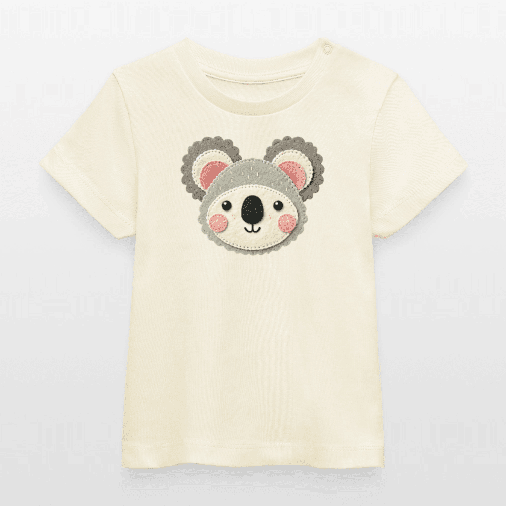 Baby Organic Cotton T-shirt (Felt Appliqué Koala) - Tiny Tugz™