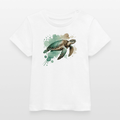 Baby Organic Cotton T-shirt (Turtle Watercolour Art) - Tiny Tugz™