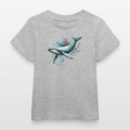 Baby Organic Cotton T-shirt (Whale Watercolour Art) - Tiny Tugz™