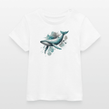 Baby Organic Cotton T-shirt (Whale Watercolour Art) - Tiny Tugz™