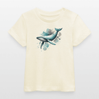 Baby Organic Cotton T-shirt (Whale Watercolour Art) - Tiny Tugz™