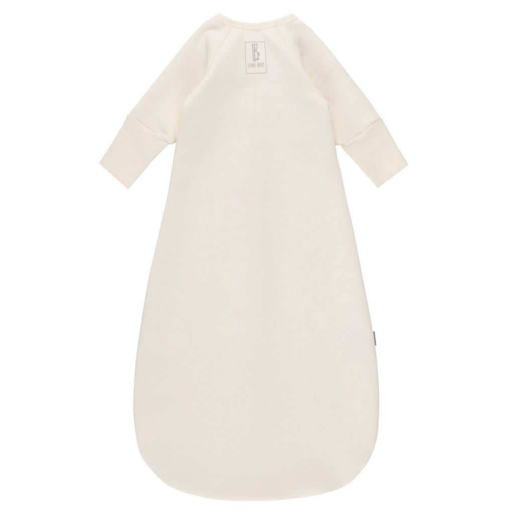 Baby Sleeping Bag 1.0 TOG (All-Year) – White, 6–24 Months - Tiny Tugz™