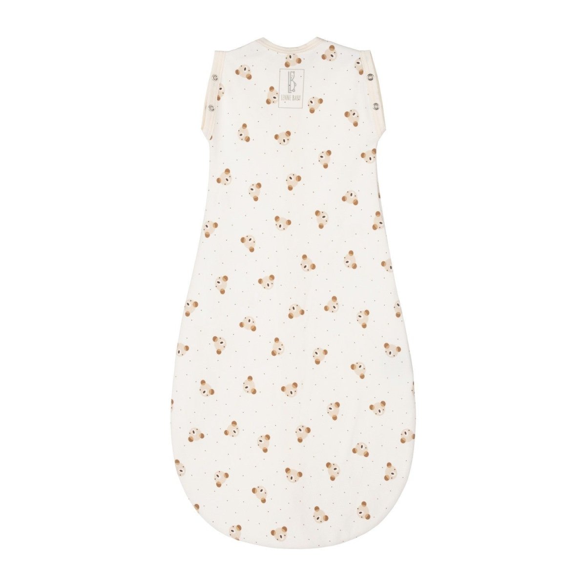 Baby Swaddle & Sleeping Bag 0.5 TOG (Light) – Beige / White - Tiny Tugz™