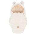 Baby Swaddle with Cotton Lining & Boucle Exterior (Cream) - Tiny Tugz™