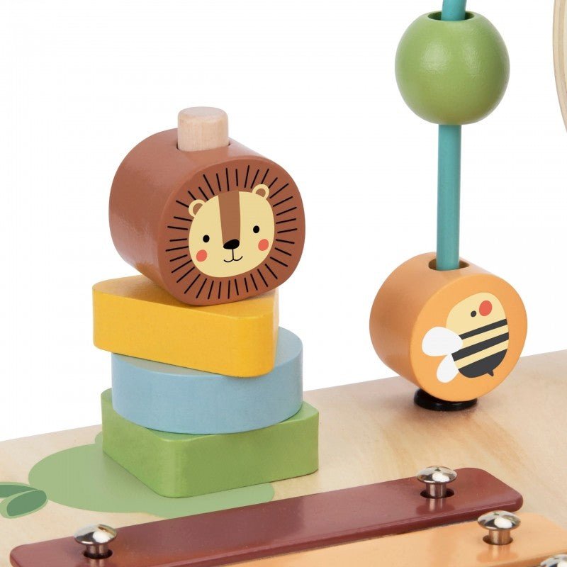 Baby & Toddlers Wooden Sensory & Motor Skills Activity Table - Tiny Tugz™