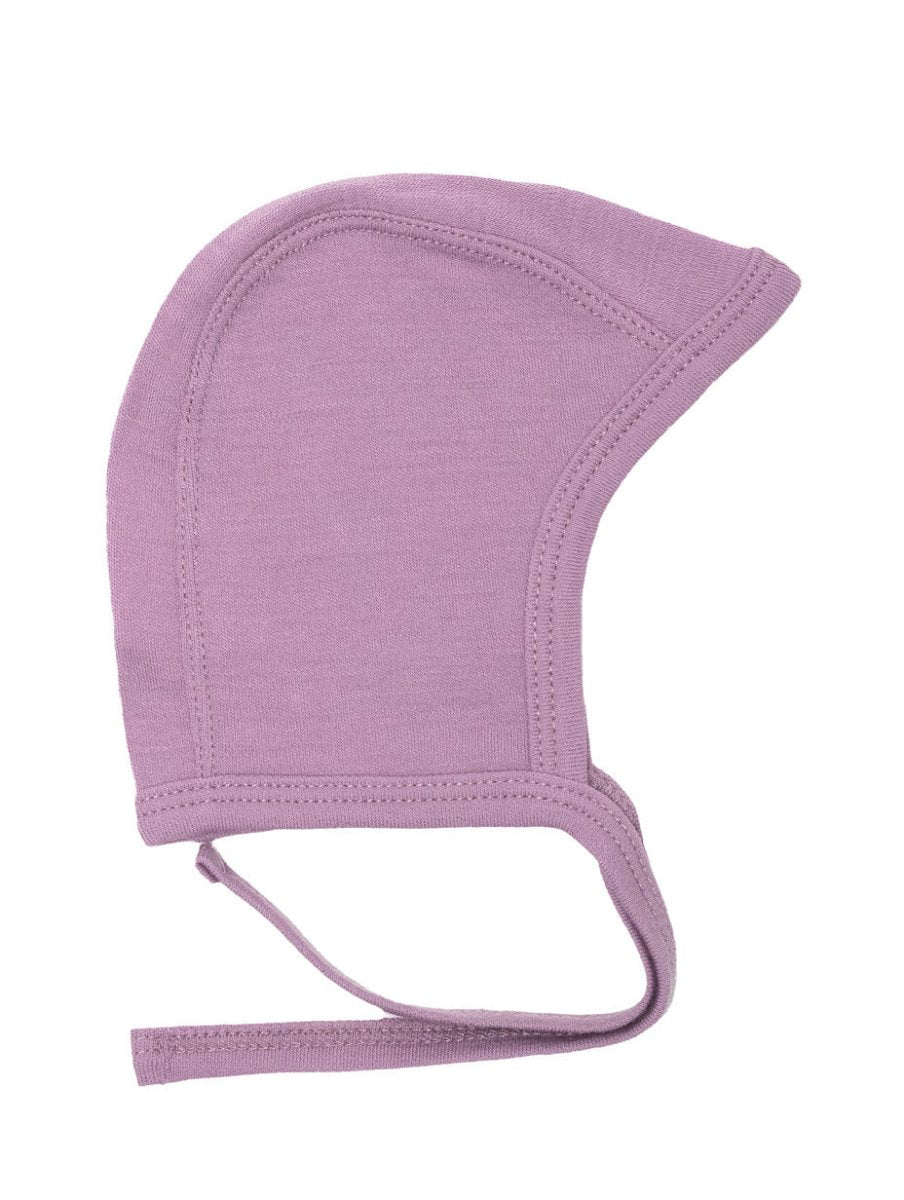 Baby Wool Bow Hat - Merino Wool - Lavender Mist - Tiny Tugz™