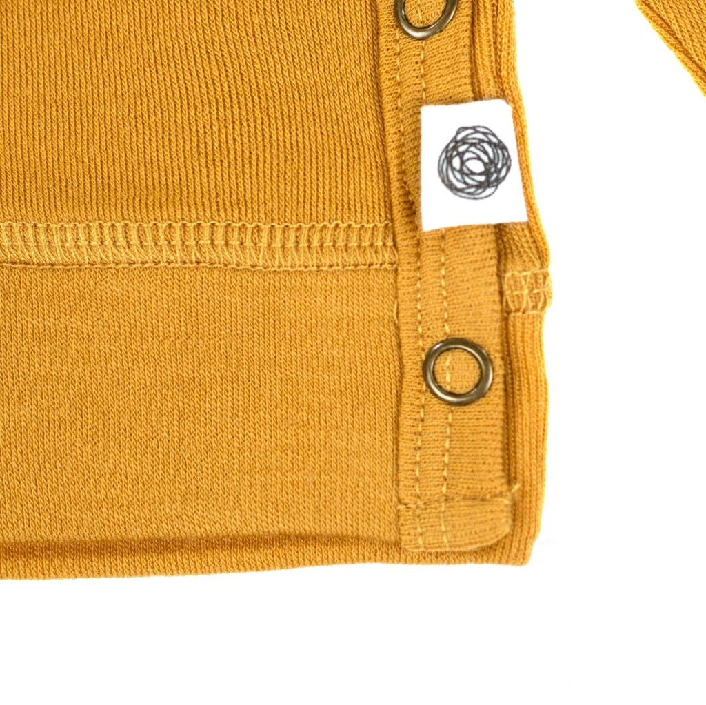 Baby Wool Wrap Sweater - Merino Wool - Harvest Gold - Tiny Tugz™