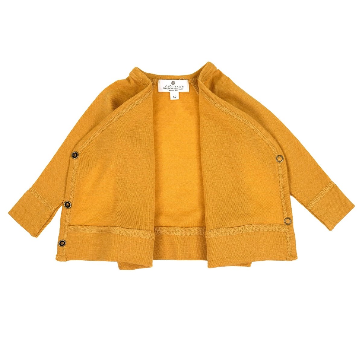 Baby Wool Wrap Sweater - Merino Wool - Harvest Gold - Tiny Tugz™