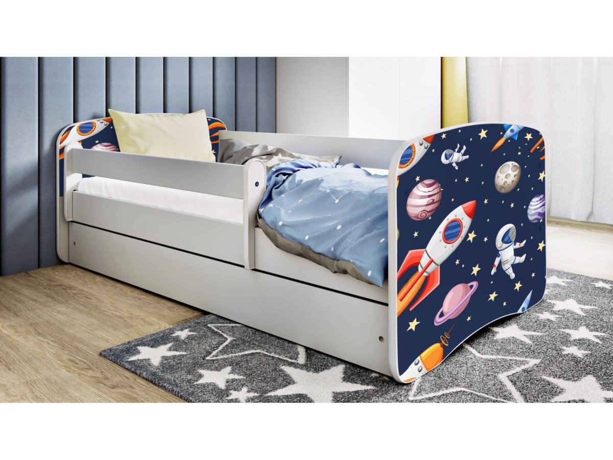 Babydreams Kids' Bed with Guardrail & Drawer - Cosmos - Tiny Tugz™
