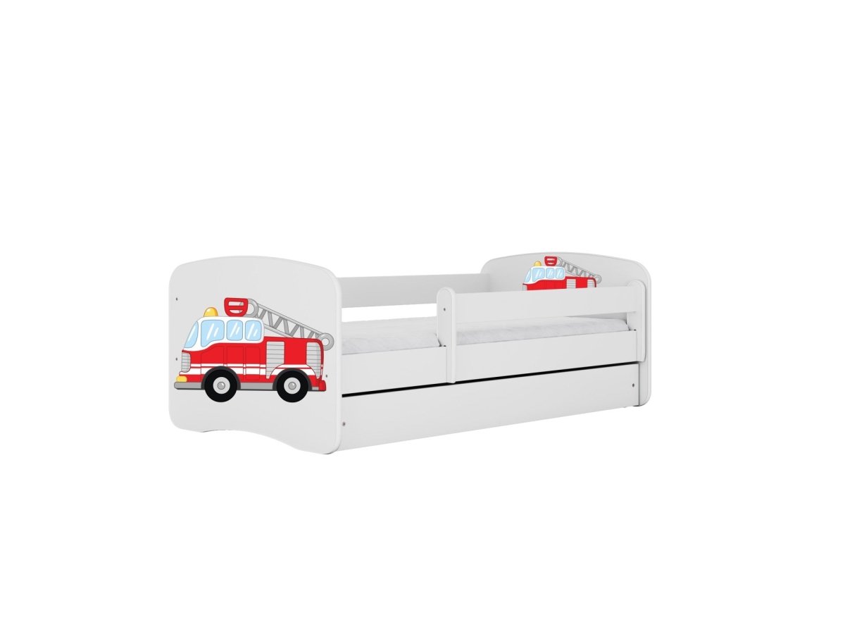 Babydreams Kids' Bed with Guardrail & Drawer - Fire Truck - Tiny Tugz™