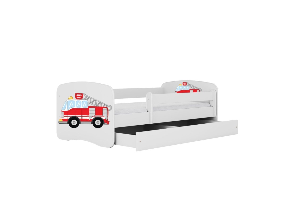 Babydreams Kids' Bed with Guardrail & Drawer - Fire Truck - Tiny Tugz™