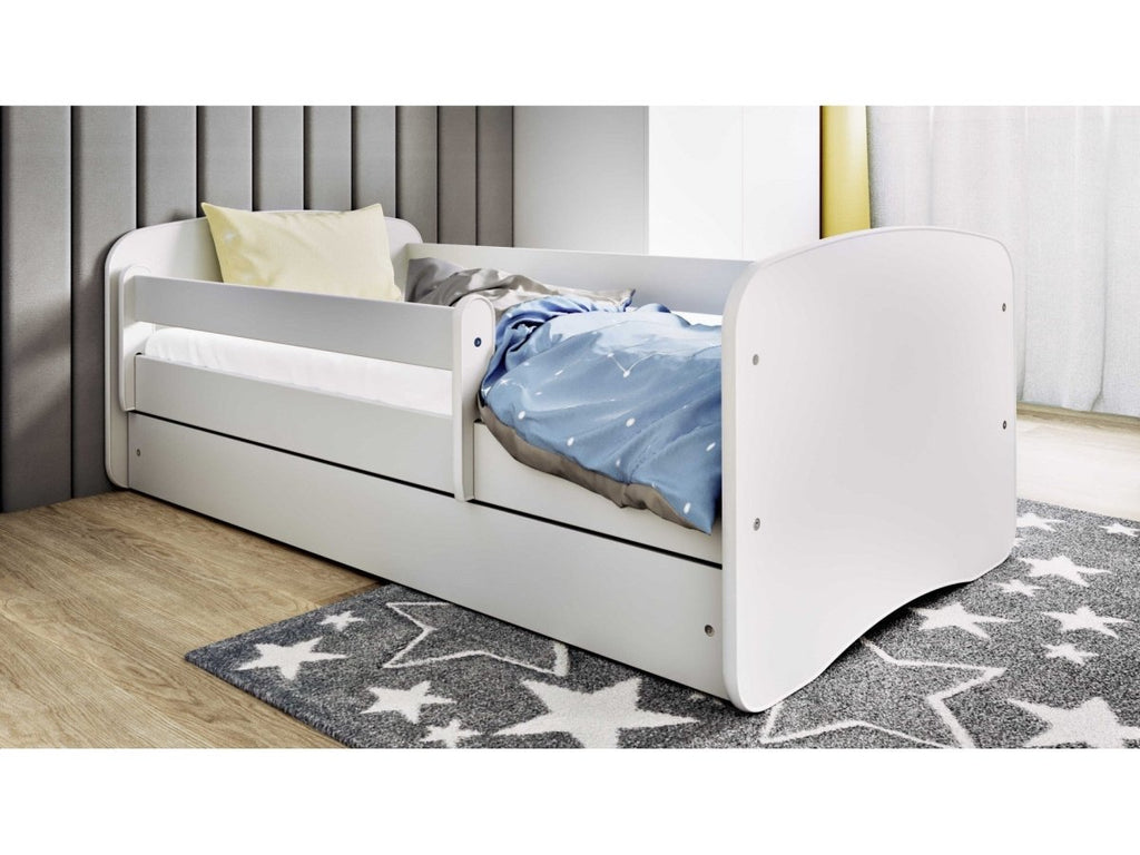 Babydreams Kids' Bed with Guardrail & Drawer - No Pattern - Tiny Tugz™