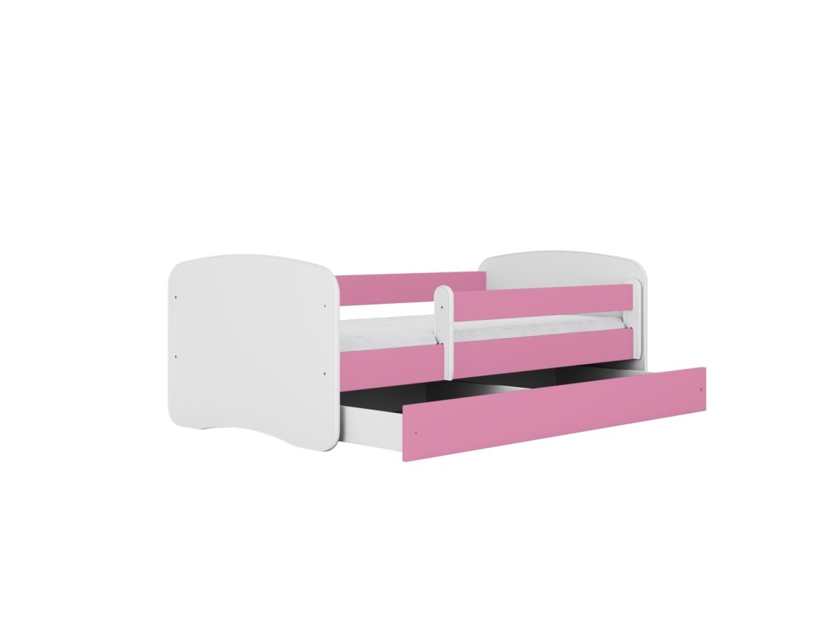 Babydreams Kids' Bed with Guardrail & Drawer - No Pattern - Tiny Tugz™