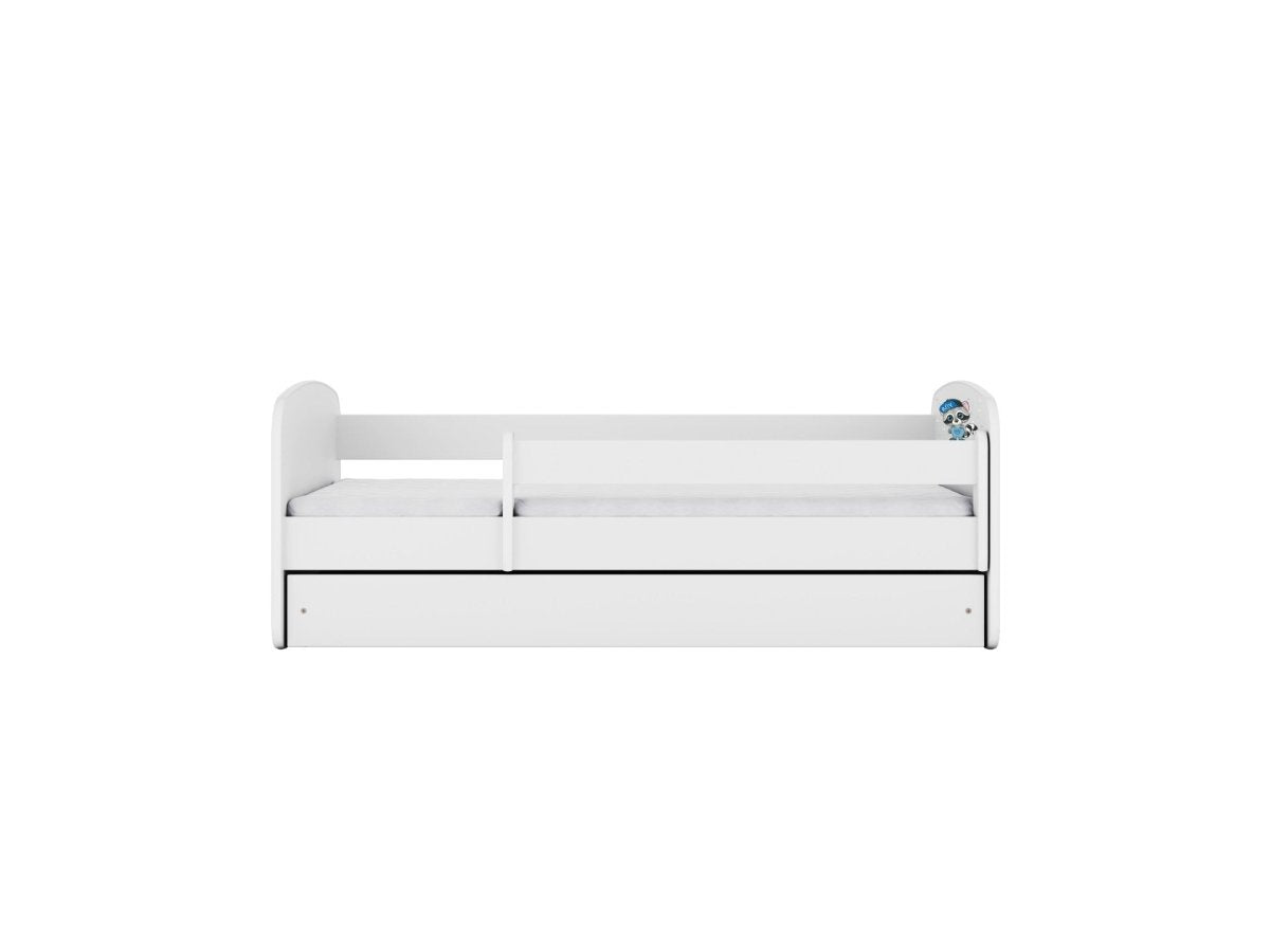Babydreams Kids' Bed with Guardrail & Drawer - Raccoon - Tiny Tugz™