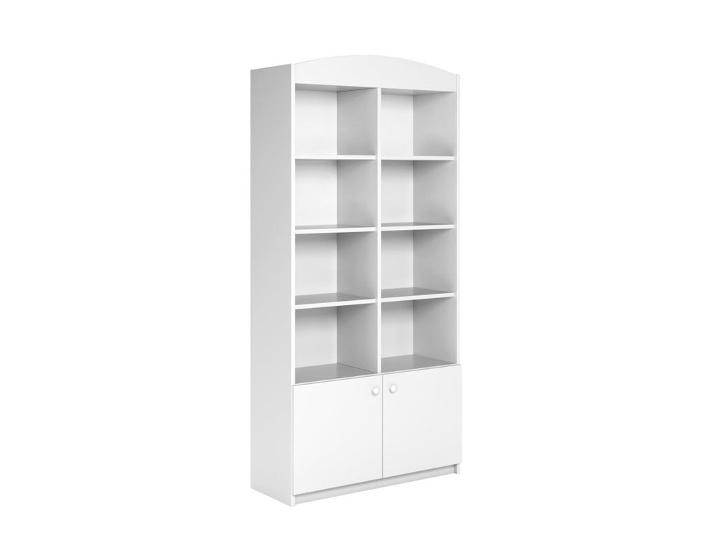 Babydreams Kids' Bookshelf Double - 8 Shelves & 2 Cupboards - Tiny Tugz™