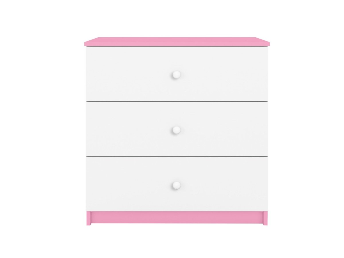 Babydreams Kids' Chest of Drawers - 3 Drawers, Rounded Edges - Tiny Tugz™