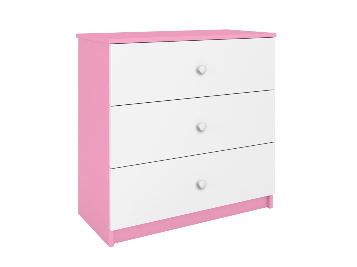 Babydreams Kids' Chest of Drawers - 3 Drawers, Rounded Edges - Tiny Tugz™