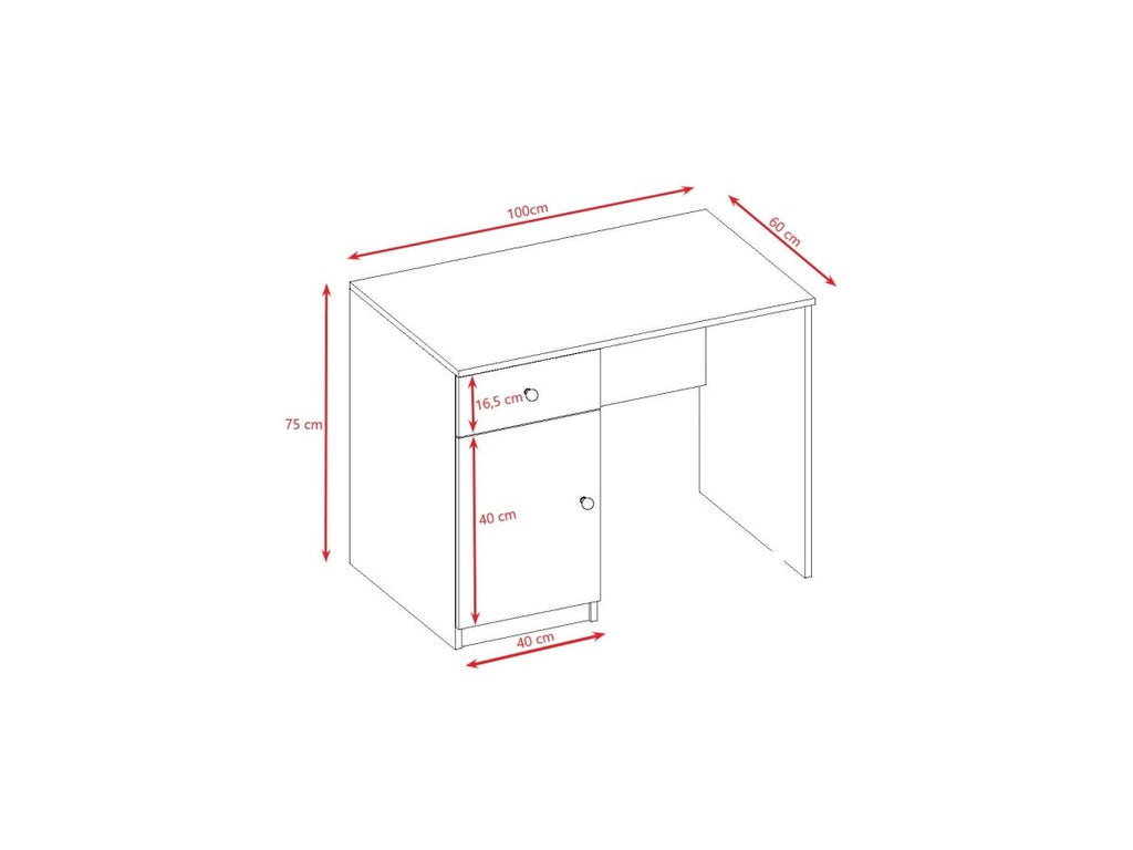 Babydreams Kids' Desk with Drawer & Cabinet - White - Tiny Tugz™