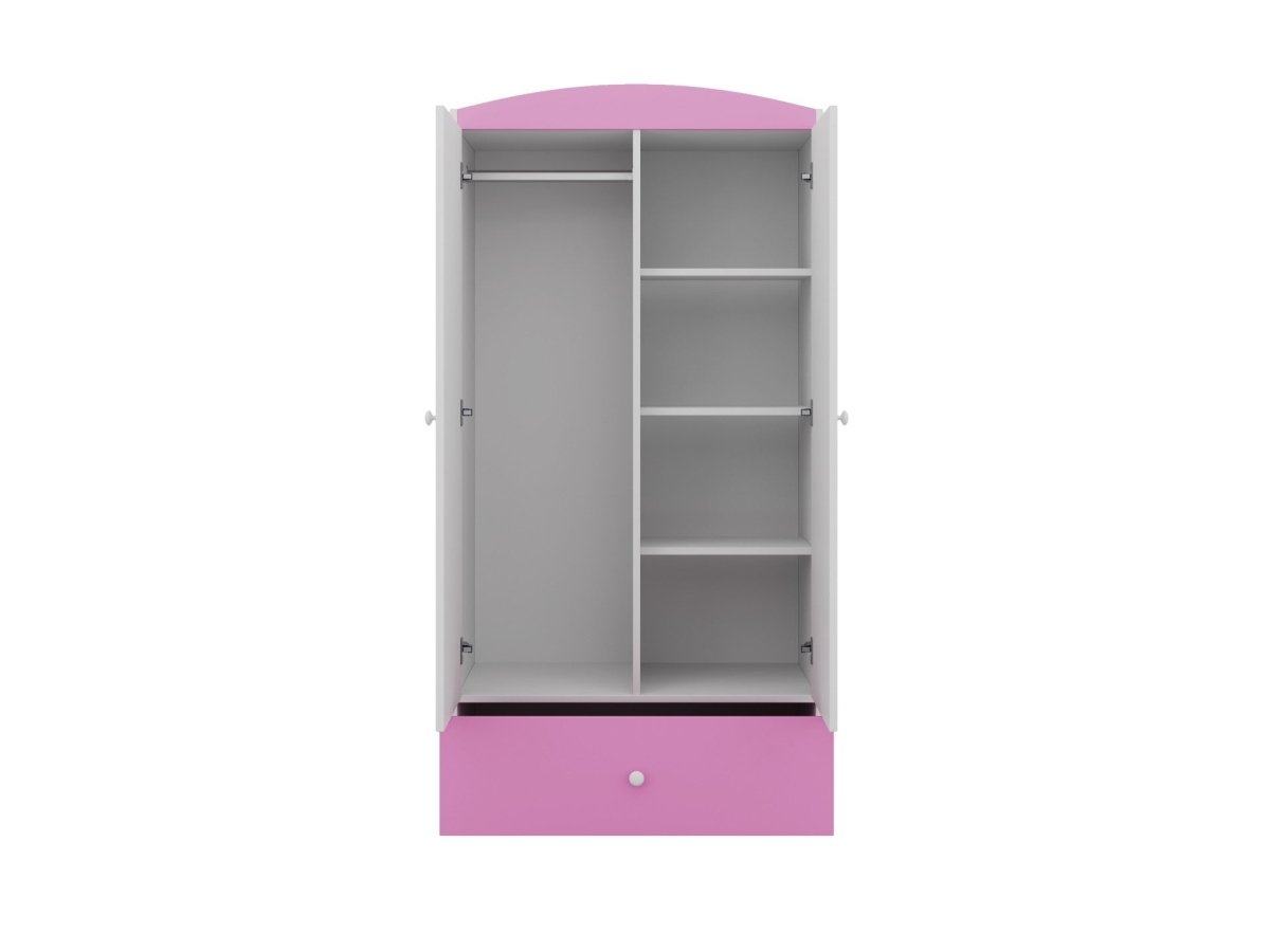 Babydreams Kids' Wardrobe with Drawer - Rounded Edges - Tiny Tugz™