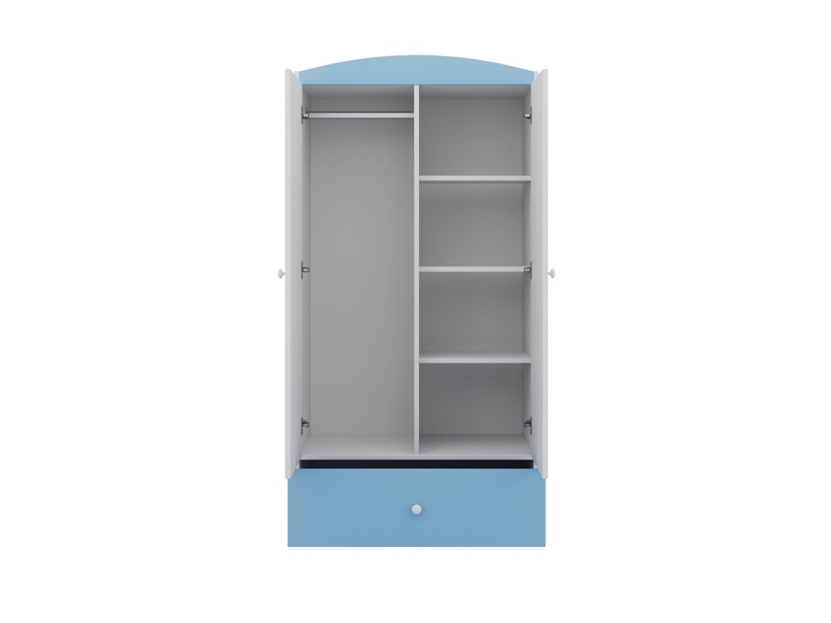 Babydreams Kids' Wardrobe with Drawer - Rounded Edges - Tiny Tugz™