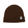 Knitted Wool Baby Hat - Merino Wool - Brunette