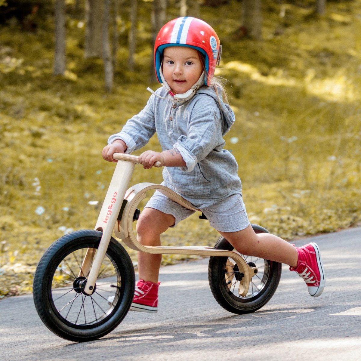Balance Bike 3in1 | Wooden Balance Bike for Kids (1–5Y) - Tiny Tugz™