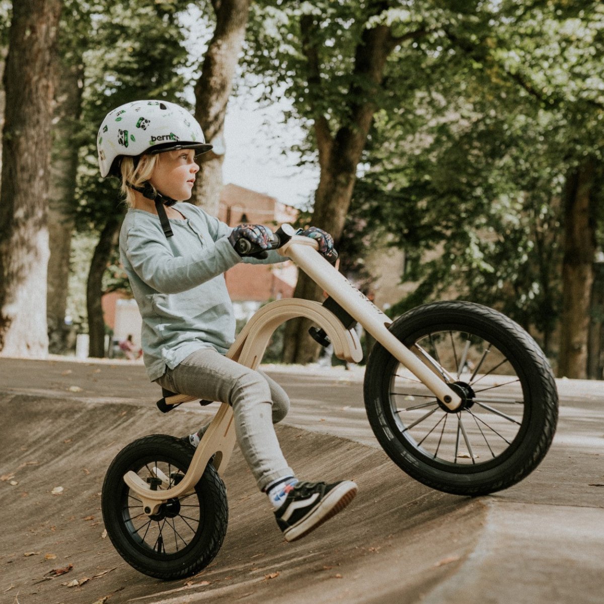 Balance Bike 3in1 | Wooden Balance Bike for Kids (1–5Y) - Tiny Tugz™