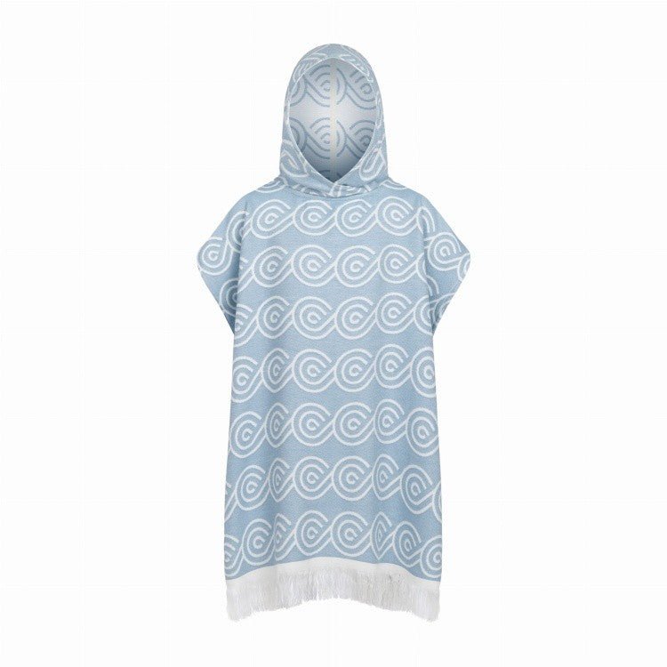 Bamboo Kids Bath Poncho (Light Blue) - Tiny Tugz™