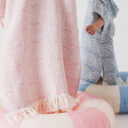 Bamboo Kids Bath Poncho - Rose