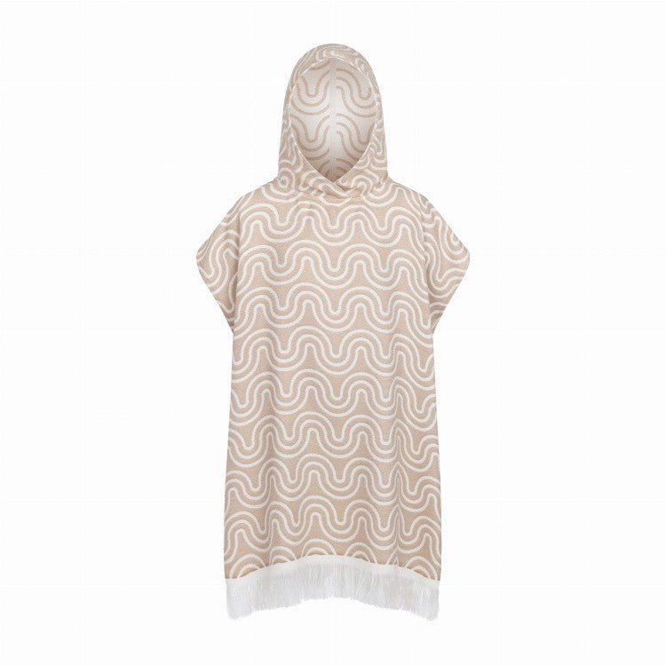 Bamboo Kids Bath Poncho (Sand) - Tiny Tugz™