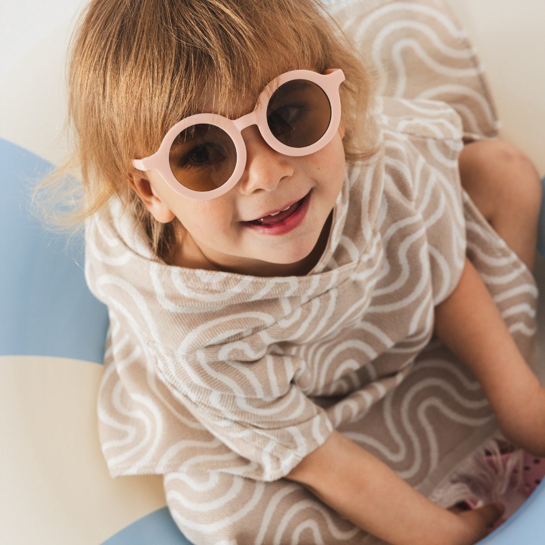 Bamboo Kids Bath Poncho (Sand) - Tiny Tugz™