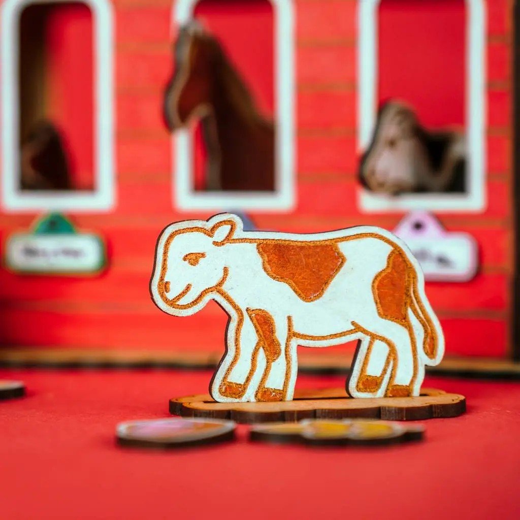 Barn Life - Colour-Your-Own Wooden Play Set - Tiny Tugz™