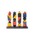 Bauhaus Wooden Stacking Set – Montessori Building Toy for Kids (X) - Tiny Tugz™