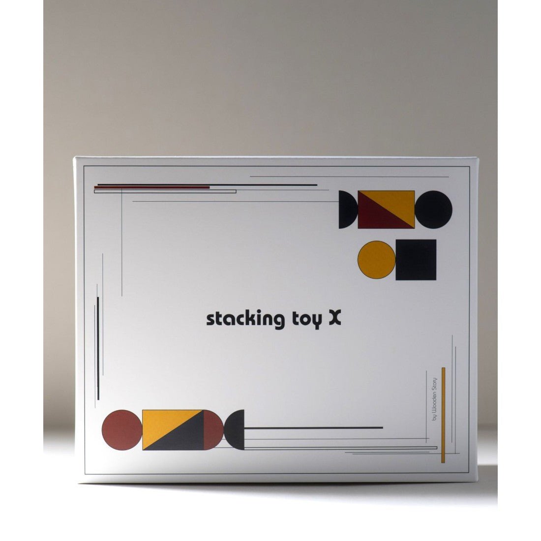 Bauhaus Wooden Stacking Set – Montessori Building Toy for Kids (X) - Tiny Tugz™