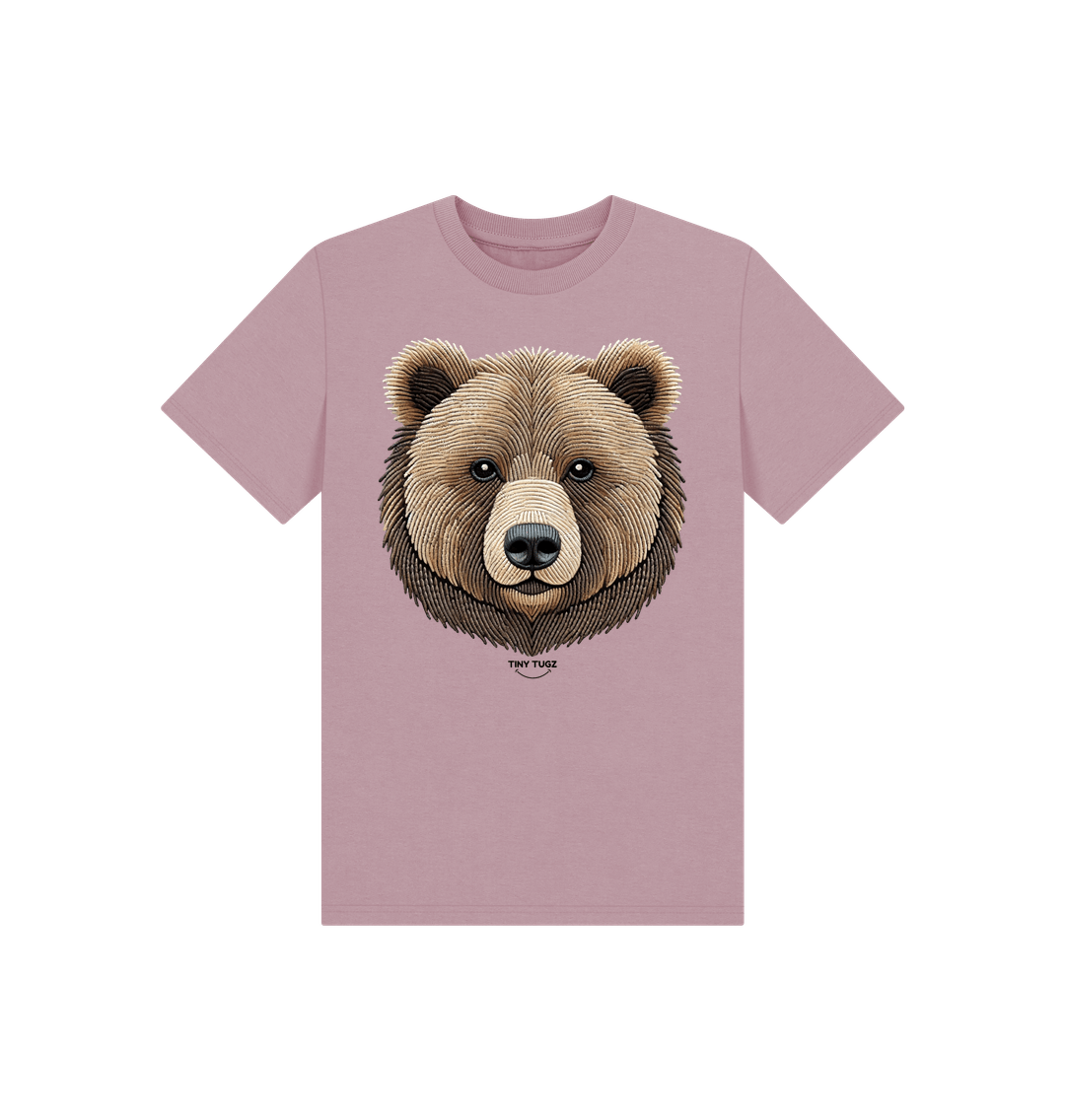 Mauve Printed Kids T-Shirt