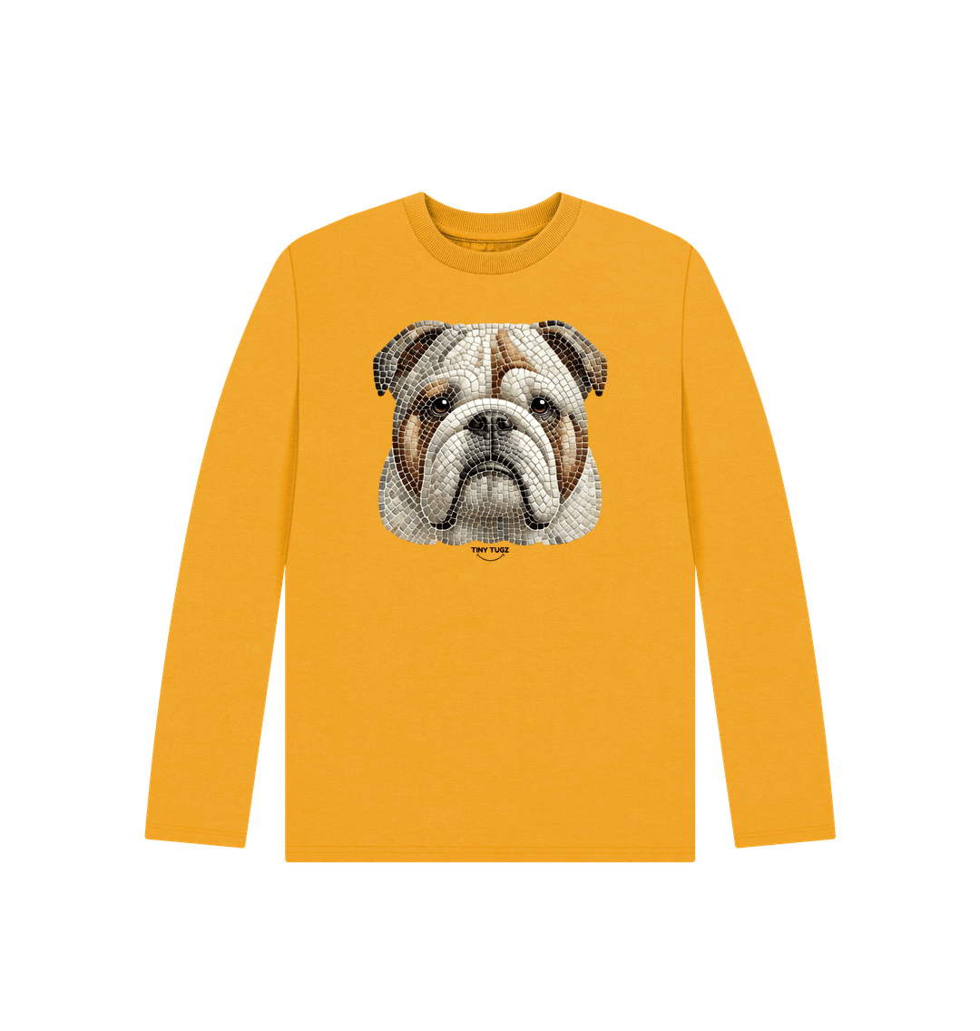 Mustard Printed Kids T-Shirt