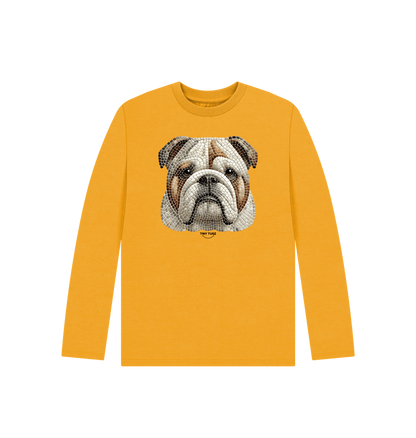 Mustard Printed Kids T-Shirt