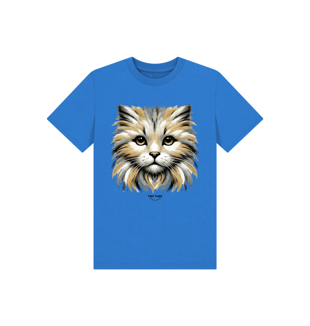 Bright Blue Printed Kids T-Shirt
