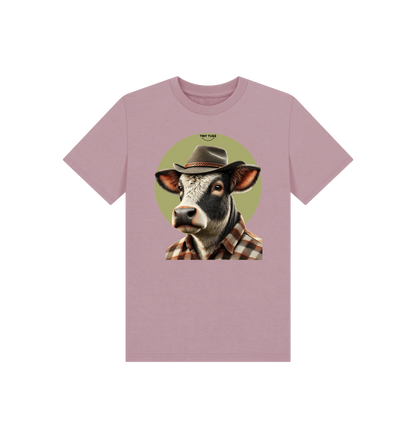 Mauve Printed Kids T-Shirt