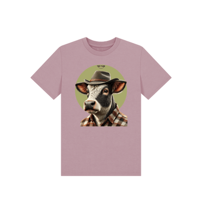 Mauve Printed Kids T-Shirt