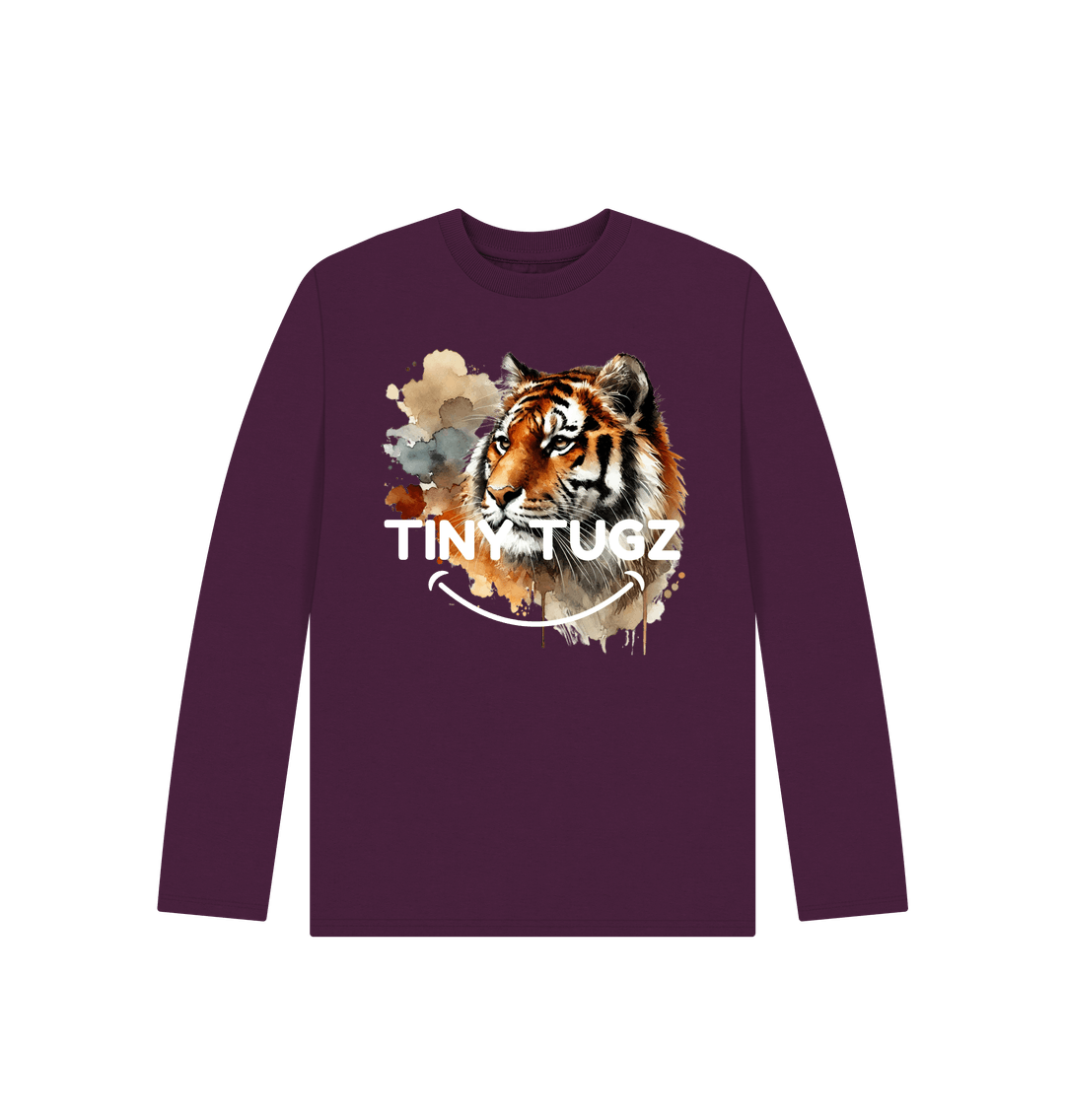 Purple Printed Kids T-Shirt
