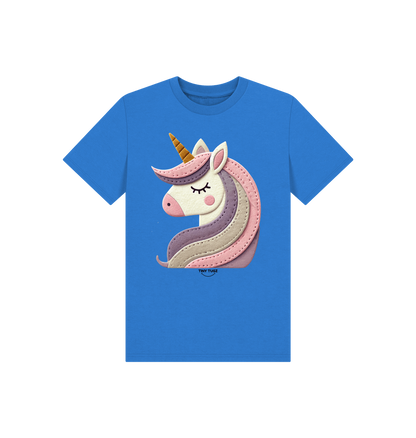 Bright Blue Printed Kids T-Shirt