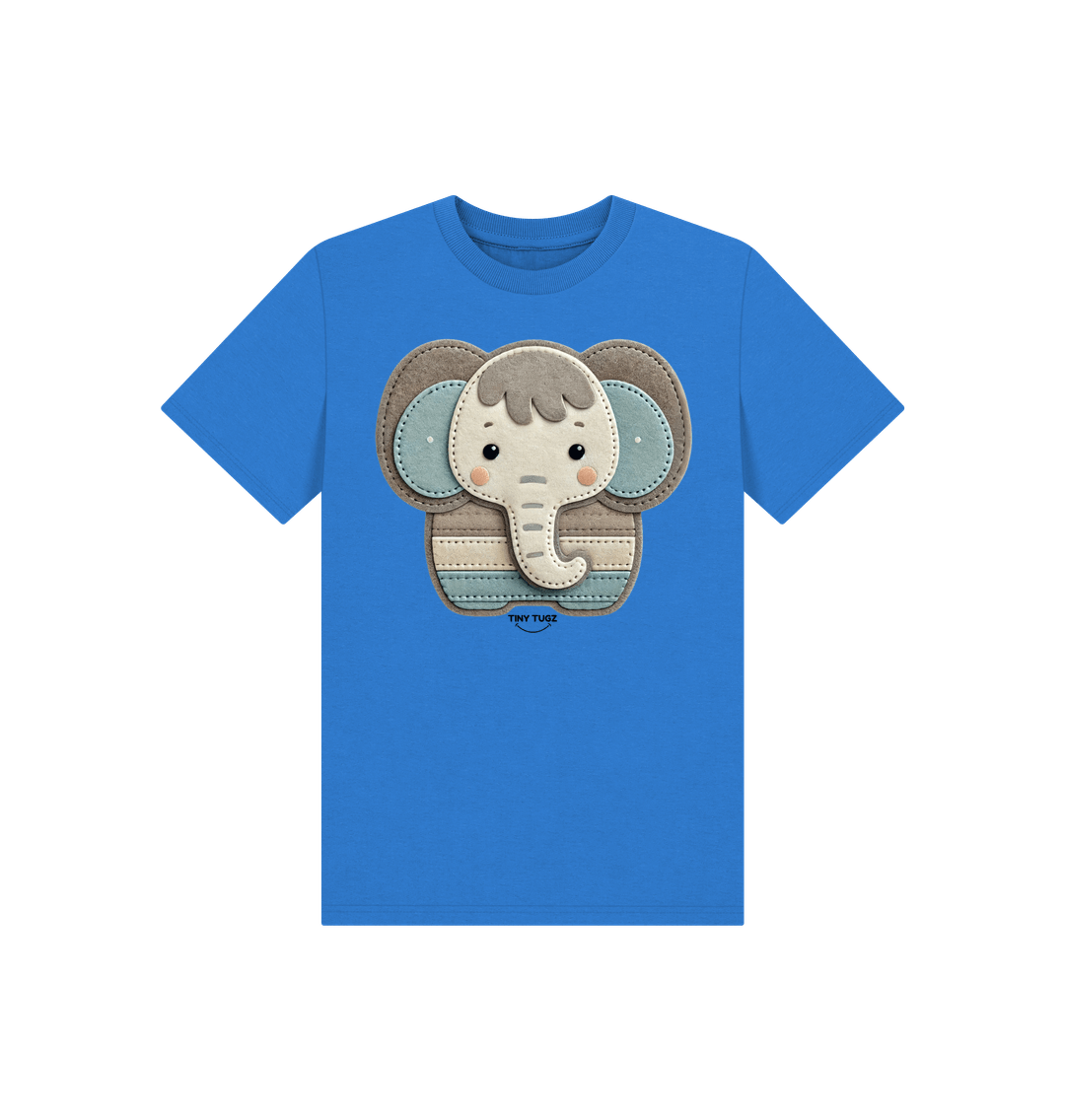 Bright Blue Printed Kids T-Shirt