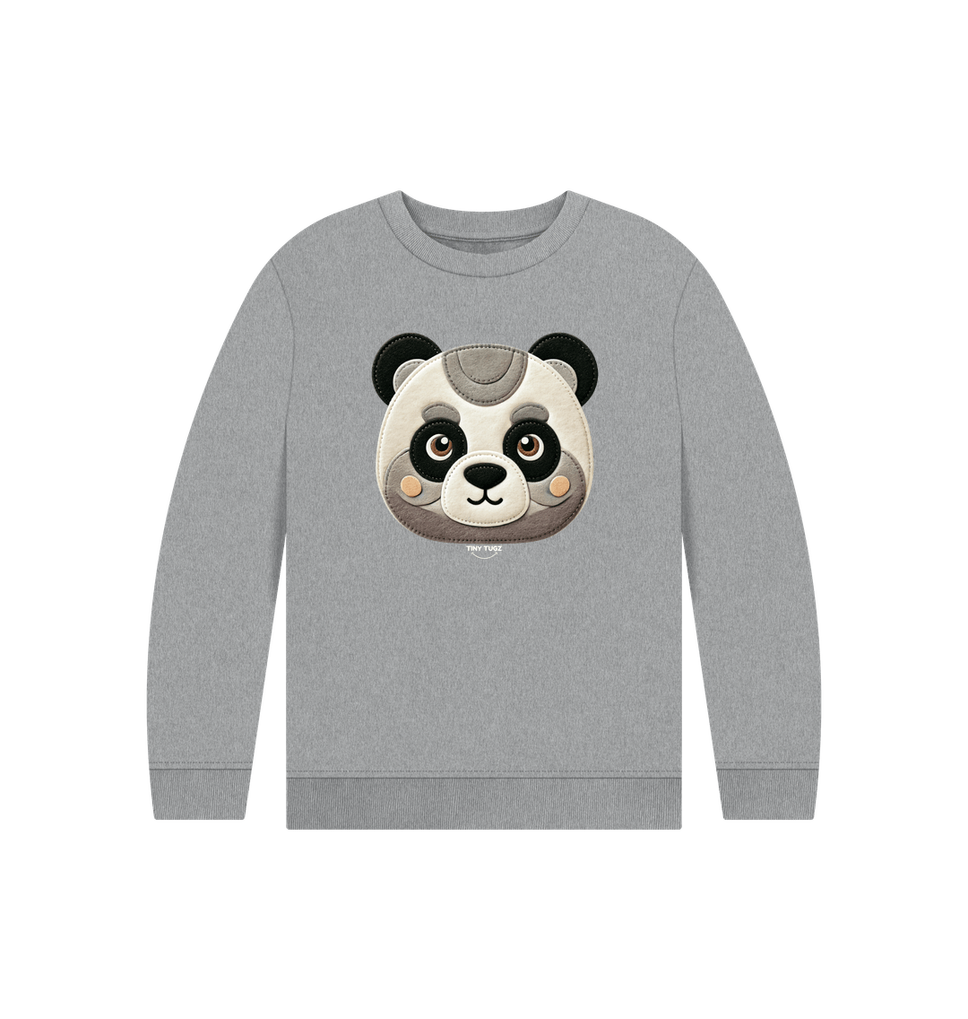 Athletic Grey Printed Kids Jumper