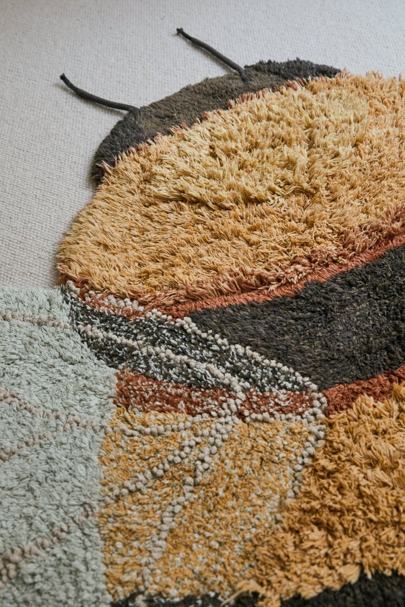 Bee Cotton Rug for Kids (115 x 150cm) - Tiny Tugz™