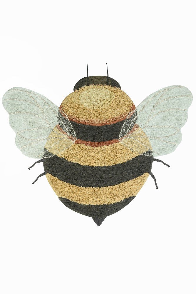 Bee Cotton Rug for Kids (115 x 150cm) - Tiny Tugz™